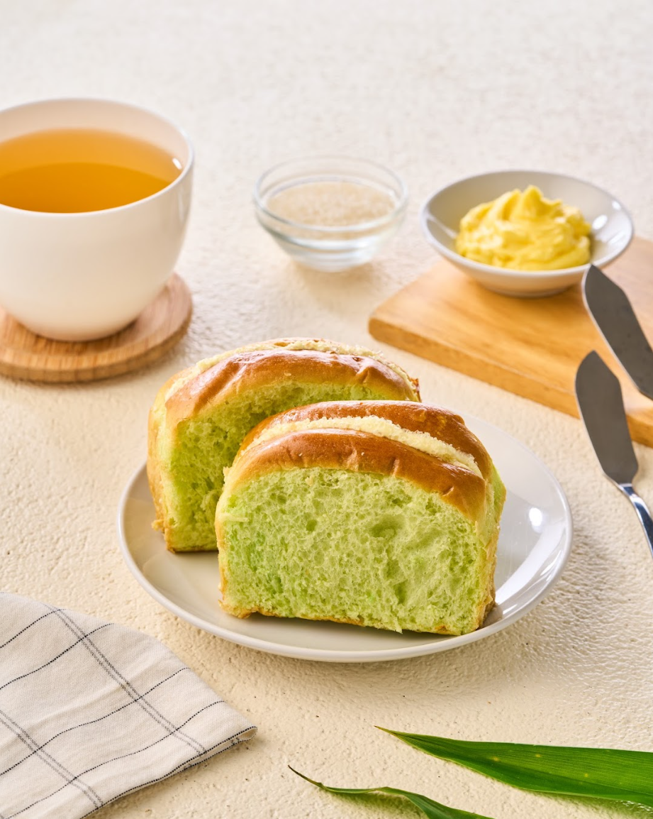 Roti Sisir Pandan - Butter Sugar